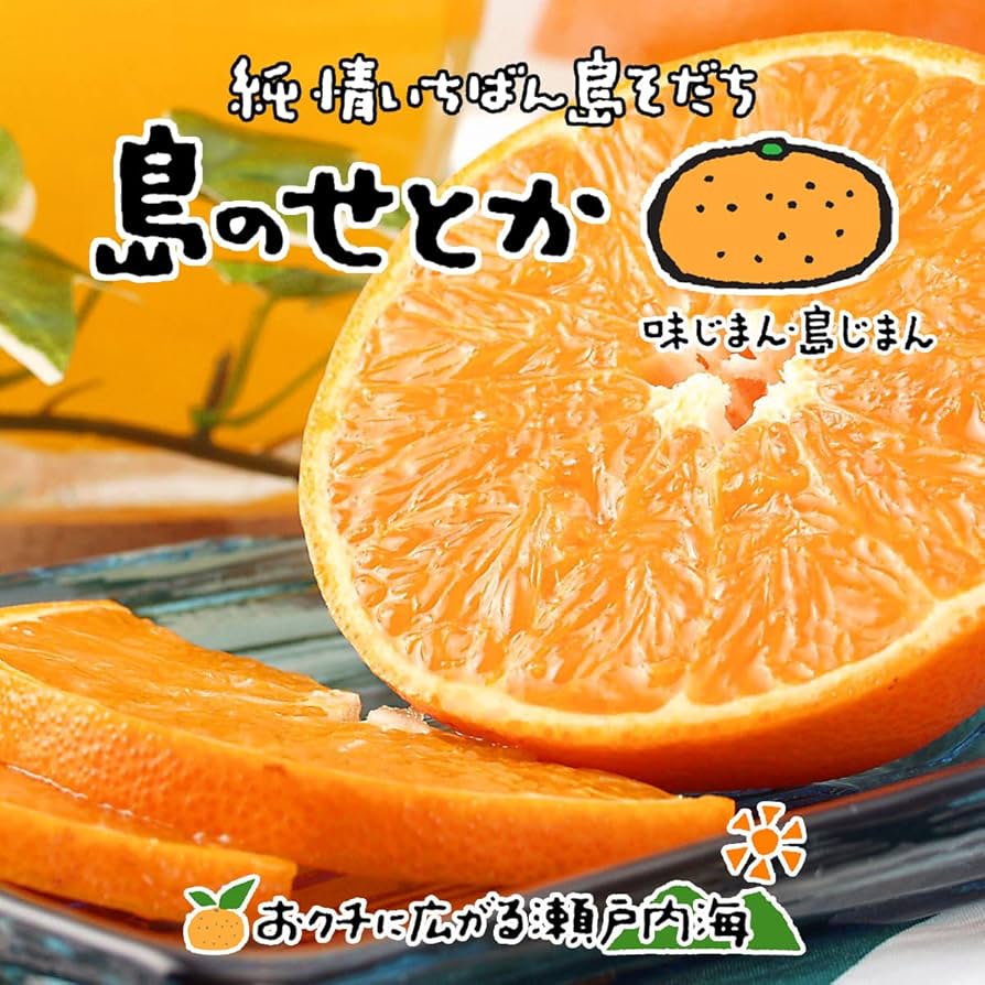 Amazon.co.jp: 希望の島 せとか 家庭用 サイズ込 愛媛 中島産 みかん