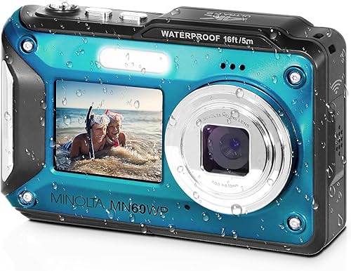 Miniatura 5 de Minolta MN60WP 48MP  4K Ultra HD Cámara digital impermeable de doble pantalla