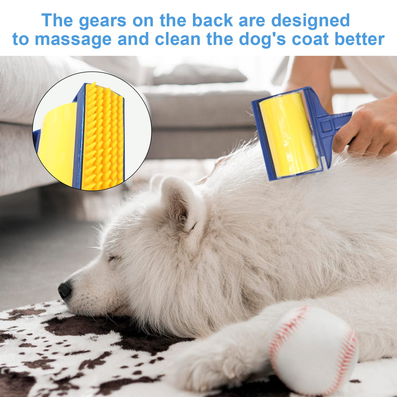 CIOXSOIO 2 Pièces Rouleau Anti-Peluches Réutilisable, Lavable