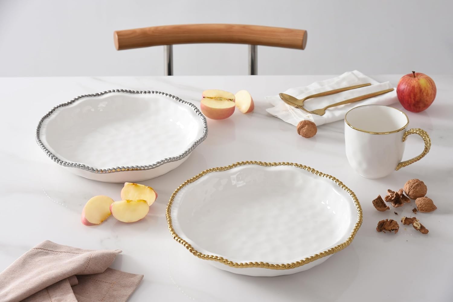 Pampa Bay Golden Salerno, 10" Pie Dish, 11.5" D x 2"