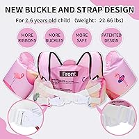 Vista 3 de Elejolie - Chaleco de natación para bebés para aprender a nadar, chaqueta de ayuda de natación para bebés de 2, 3, 4, 5 y 6 años, alas de agua