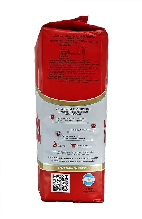 AMANDA YERBA Yerba Mate Amanda, 2.2 lb