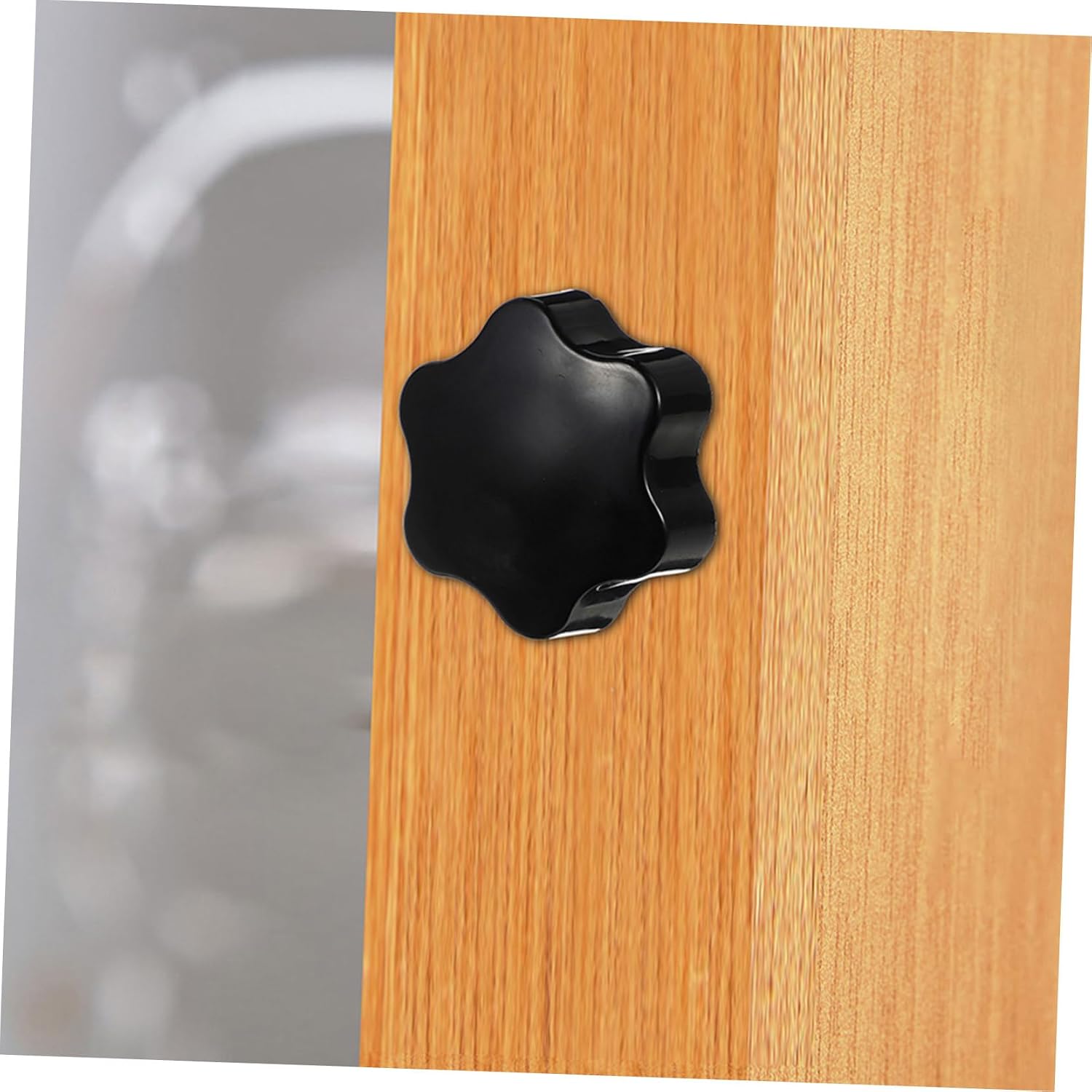 4pcs Star Shaped Hand Knob Ergonomic Handle Knobs for Turn Plastic Tightening Screws for Machinery Replacement