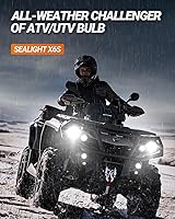 Vista 7 de SEALIGHT Bombillas LED H7 40000LM 6000K blanco frío, 5 minutos Plug-N-Play X6S Light, paquete de 2