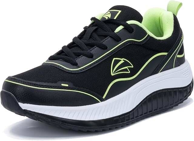 AOV Womens Walking Shoes with Arch Support Plantar Fasciitis Sneakers Gy...