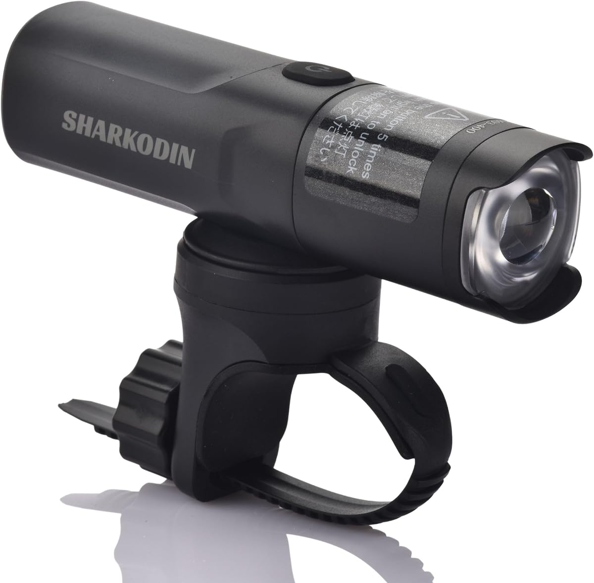 M03 Bike Headlight Rechargeable | Rotating Lens Anti-Glare, For Night Riding, For MTB Road Gravel Folding Bike, Compatible with Garmin/GoPro Mount