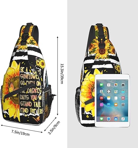 Miniatura 3 de Mochila cruzada unisex de mármol rosa, mochila cruzada de viaje, senderismo, casual, bolsa de pecho ligera a la moda