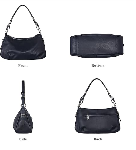 Miniatura 4 de HESHE Bolsos de cuero y bolsos de hombro Hobo, bolso de mano, bolso cruzado, bolso de diseñador para mujer