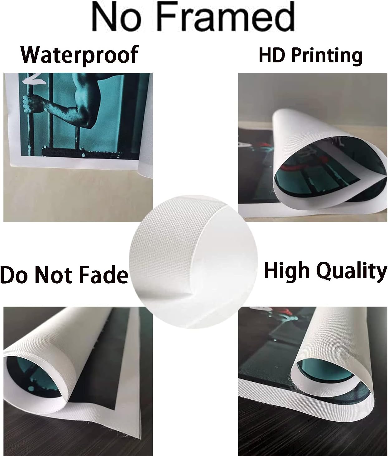 Canvas Motivational Quotes Wall Decor 'Keep Fighting' Inspirational Poster Viking Wall Art Prints Vintage Pictures Vertical Painting Home Office Decor Unframed 16x24 inch (No Framed -Canvas Poster) 16.00" x 24.00" UnFramed-Keep Fighting