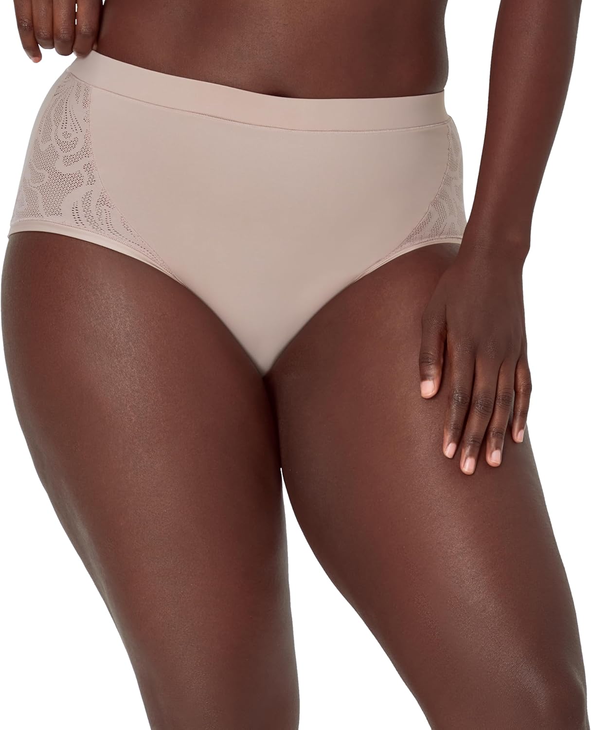 Bali womens Underwear Briefs, 3-pack Coolest Smoothing High-waist Brief Panties for Women, Breathable, Seamless - Image 2