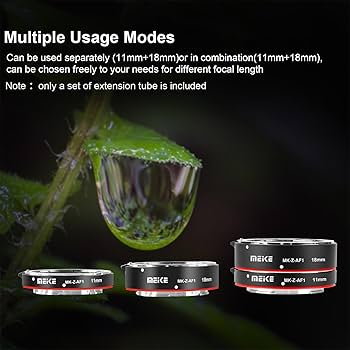 Amazon.com : MEKE MK-Z-AF1 11mm 18mm Full Frame Macro Metal AF