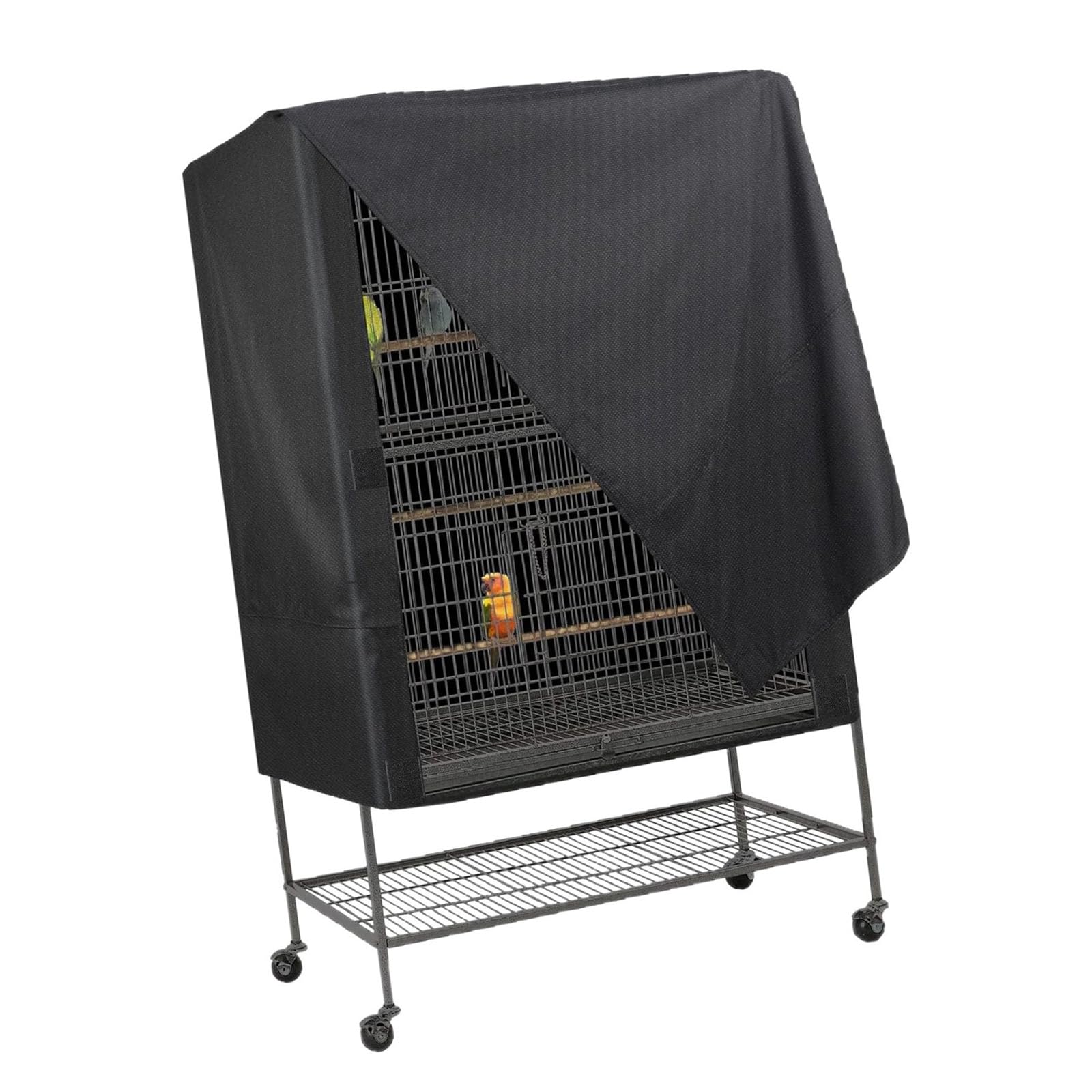 BWANGIAO 210D Oxford Bird Cage Cover For Indoor And Outdoor Application Blocks Sunlight Wind Rain And