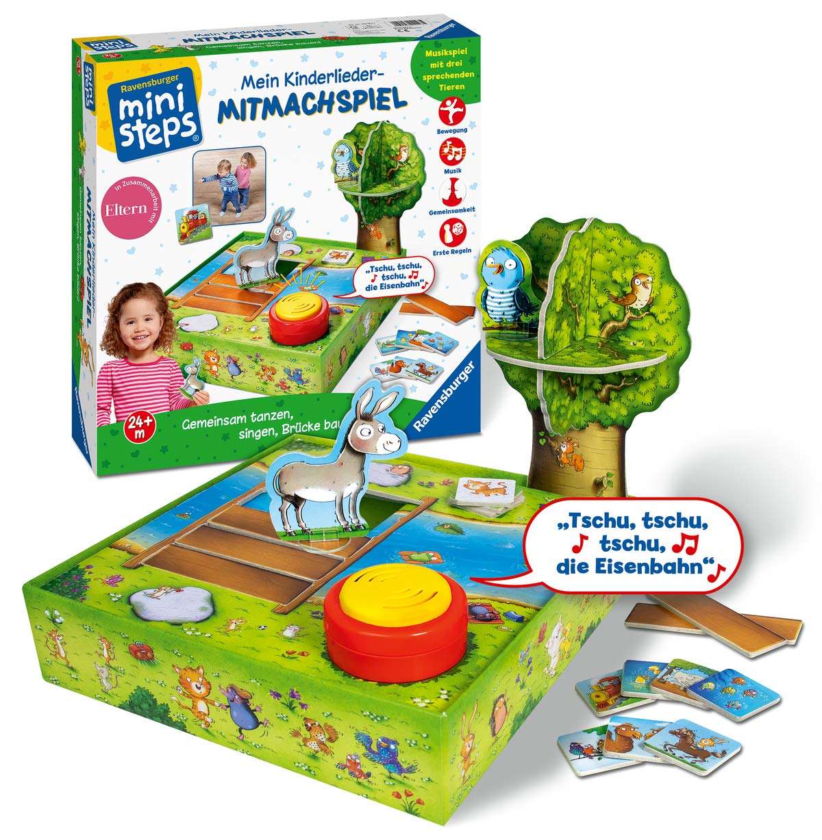 Ravensburger Mein Kinderlieder-Mitmachspiel Brettspiele mehrfarbig One Size