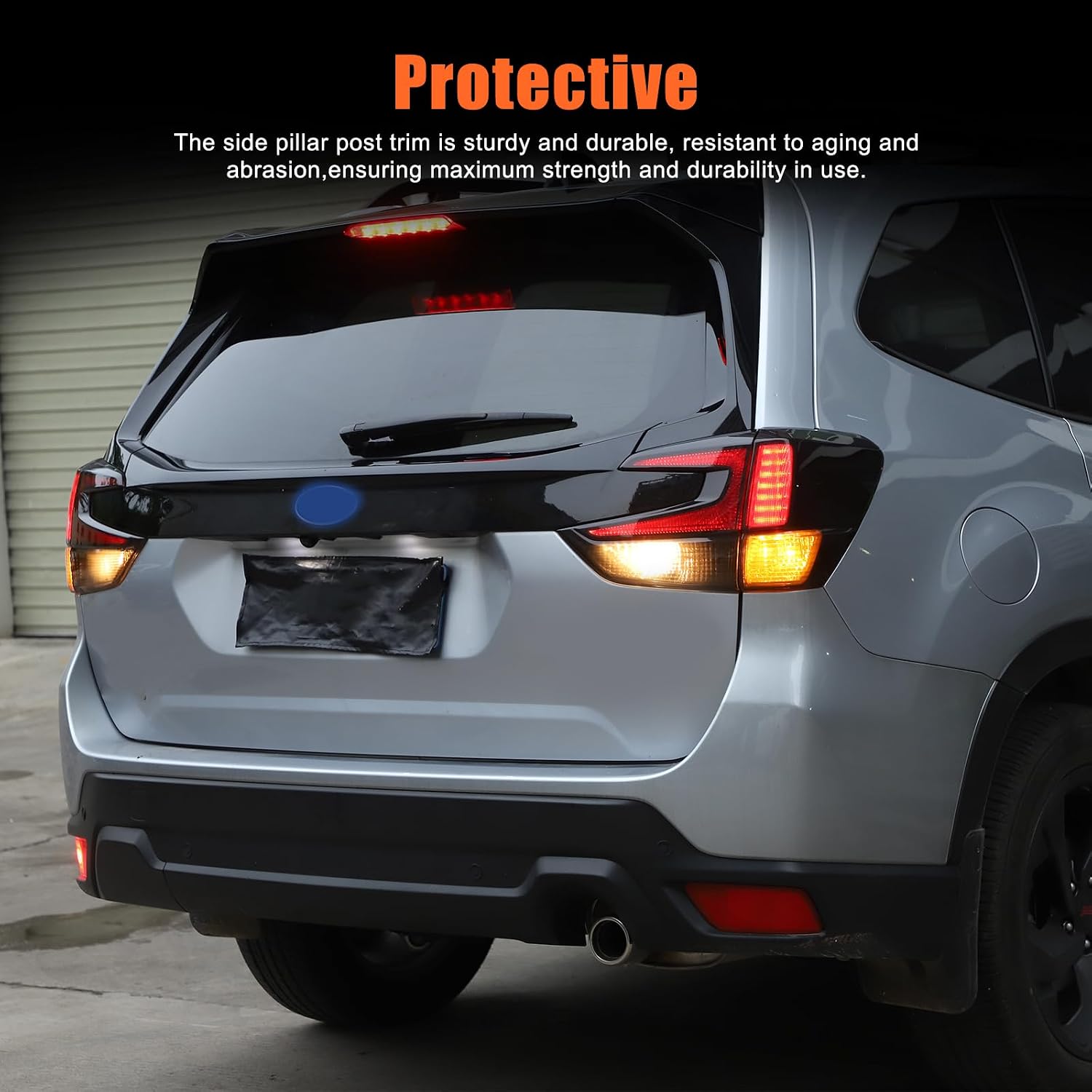 PIUGILH Car Rear Tail Light Lamp Cover Fit for Subaru Forester 2019-2024