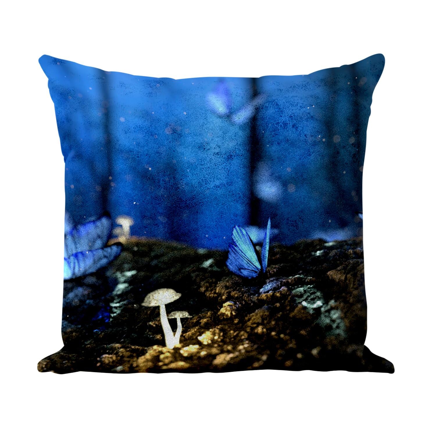 Coussin similicuir blanc nuit magique pour créer un cocon de douceur unique