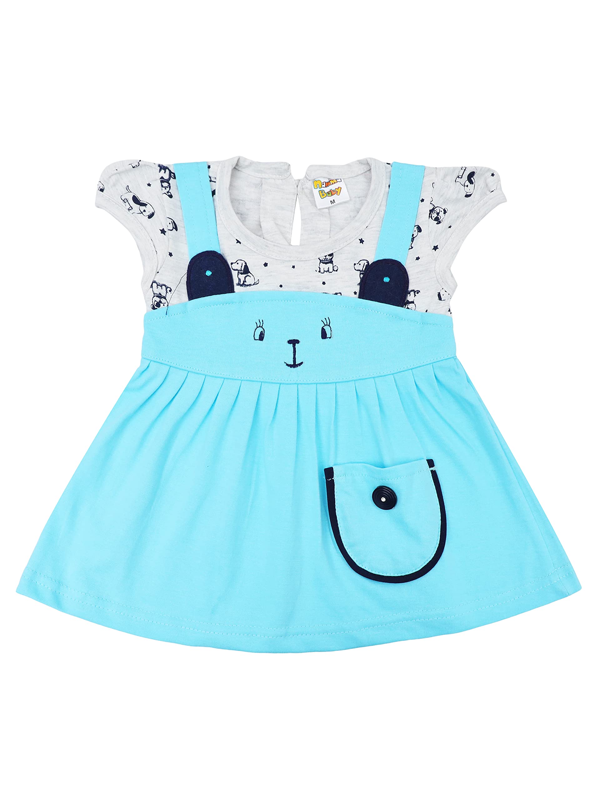 NammaBaby Baby Girls' A-Line Mini Frock Dress