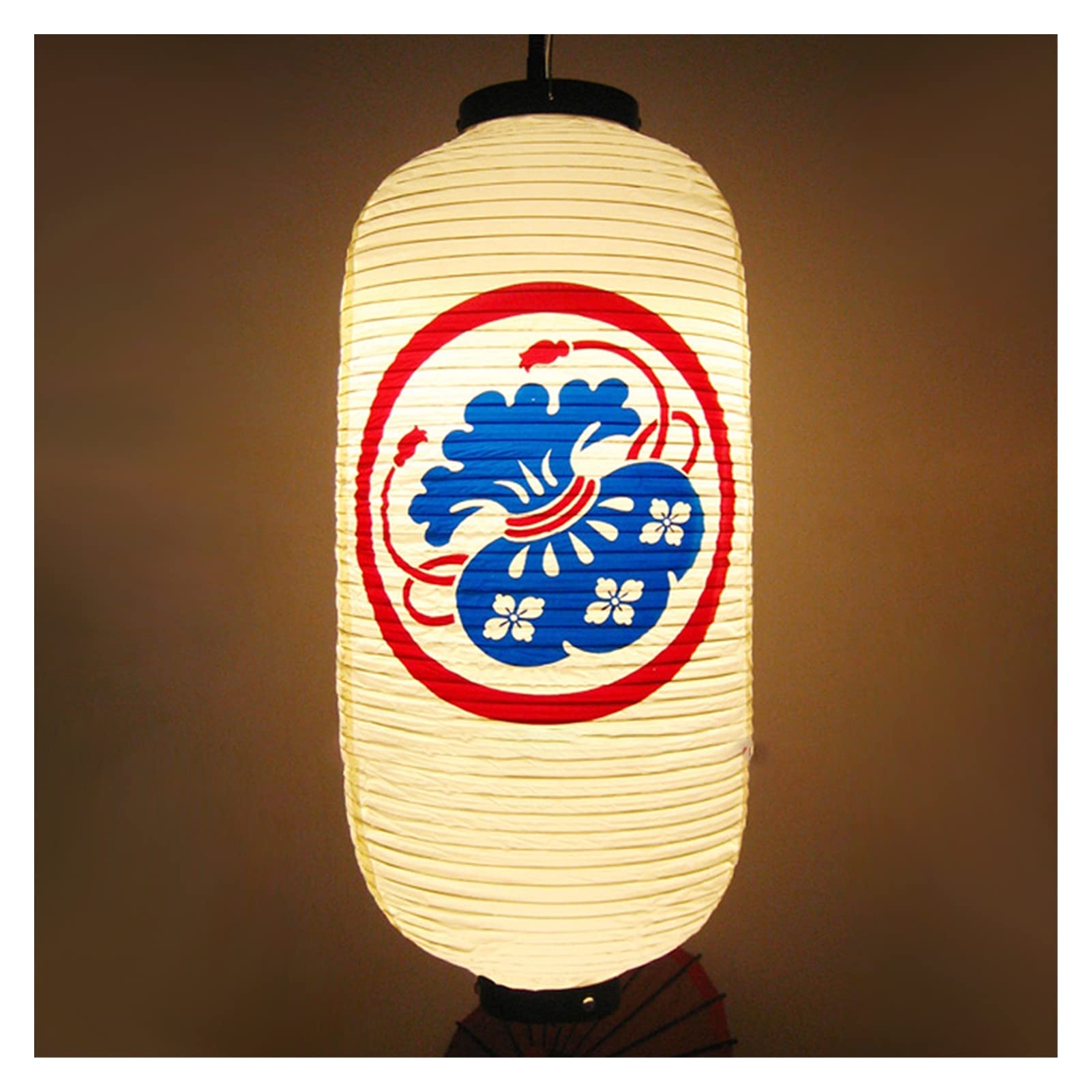 CLORURO DE POLIVINILO Impermeable Estilo japonés Linterna Coreano Ramen Sashimi izakaya Cocina Tienda Restaurante Pub decoración Colgando Linterna al Aire Libre (Color : 19)