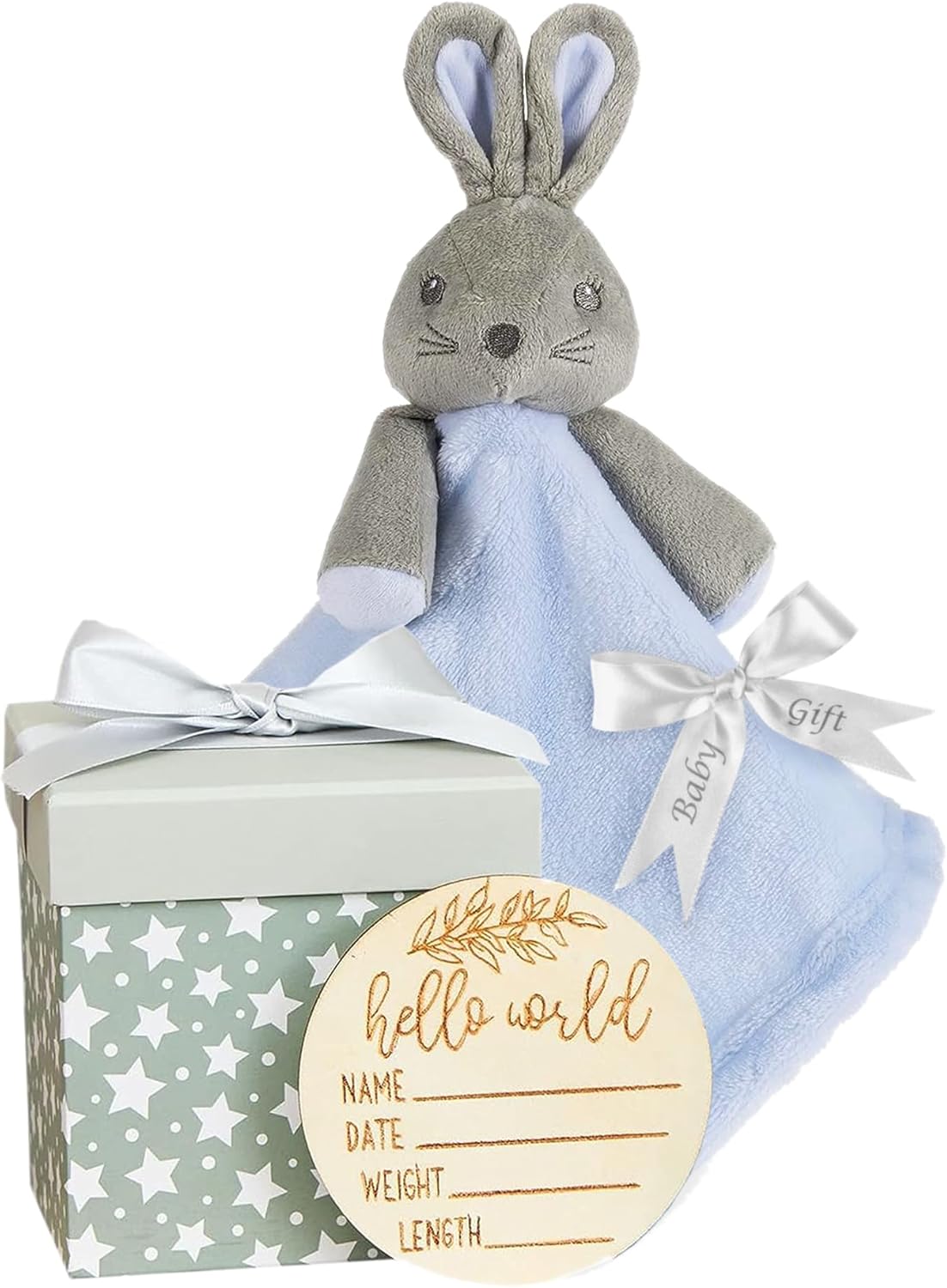Bunny Lovey Bunny Security Blanket Loveys for Baby Boys