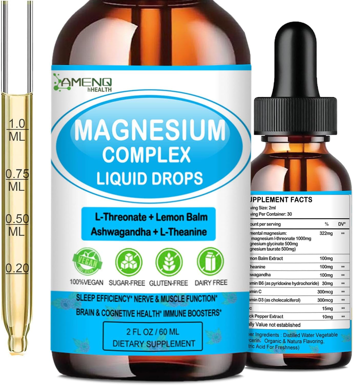 Liquid Magnesium Threonate Supplements, Highly