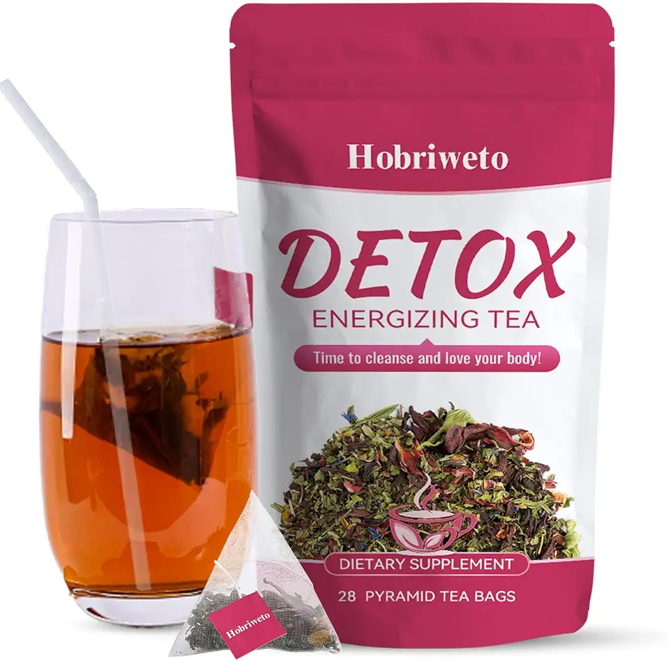 Dicke Luft – Sind Blähungen harmlos oder ein Grund zur Sorge? 3 Detox Tee zum Abnehmen – Gewichtsverlust Kräutertee, Natürliche Kräutermischung mit Grüner Tee, Löwenzahn, Rose & Pfirsich – Unterstützt Entgiftung, Verdauung & Wohlbefinden – Vegan(28 Teebeutel)