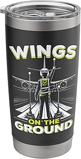 Ramp Agent Aviation Industry Ground Staff Airport Jobs Stainless Steel Insulated Tumbler