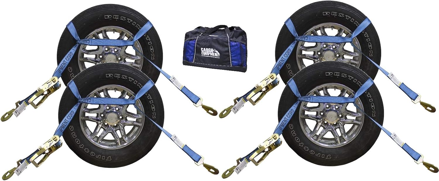 Big Muddy 4 Pack Off-Road TIE Down KIT (10 FT, Black)
