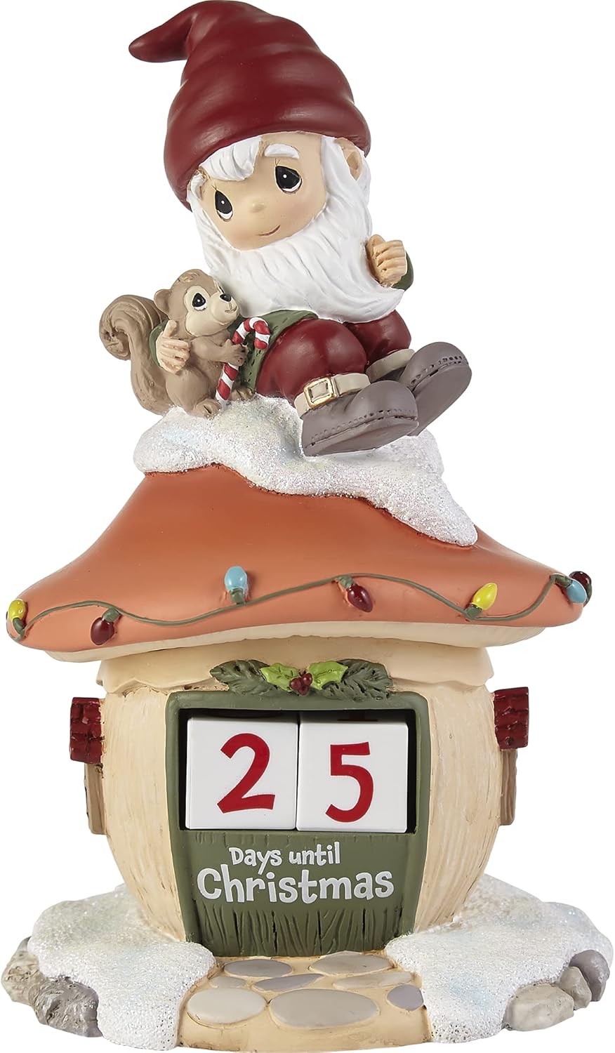 Precious Moments 221403 Gnome Sweet Gnome for The Holidays Resin Countdown Calendar
