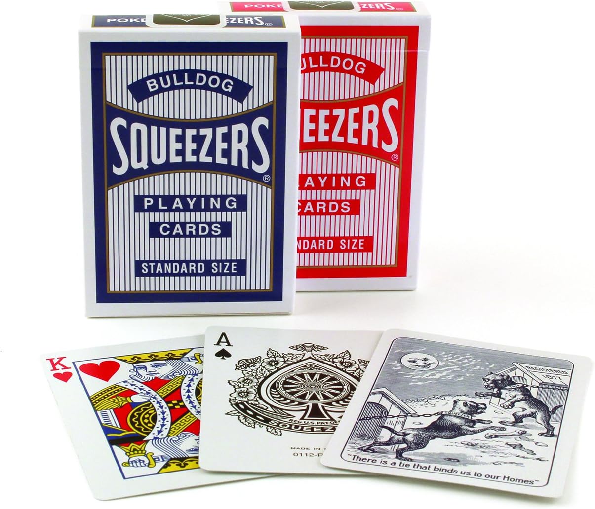 Bulldog Squeezers Playing Cards