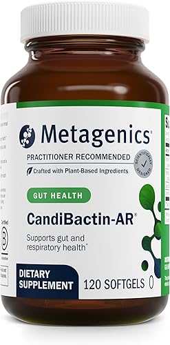 Metagenics CandiBactin-AR - Aceites esenciales aromáticos concentrados - con aceite de tomillo y aceite de orégano - Suplementos para la salud