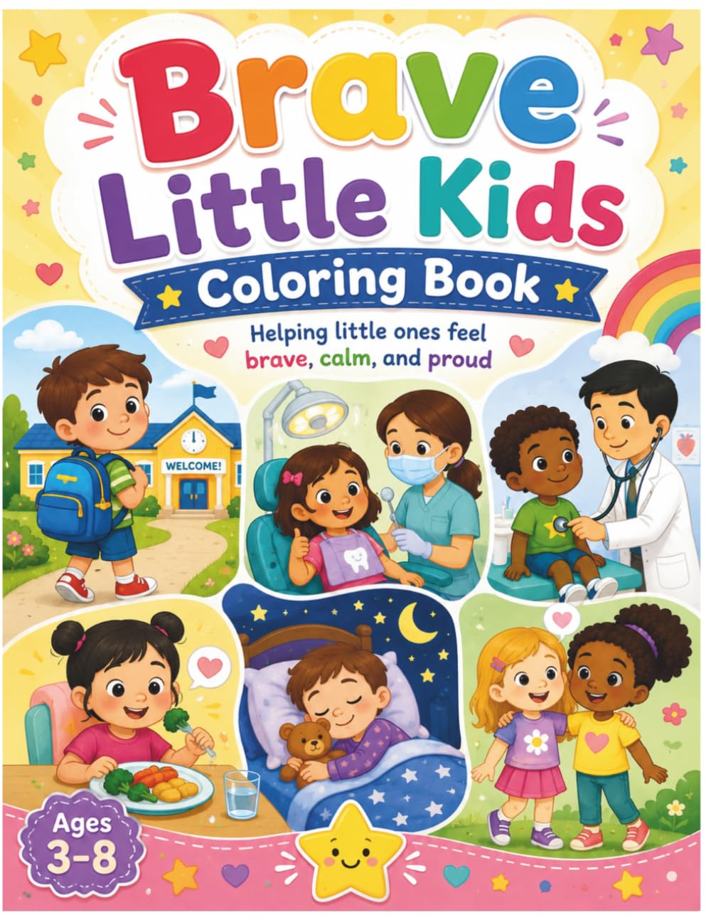 Brave Little Kids Coloring Book
