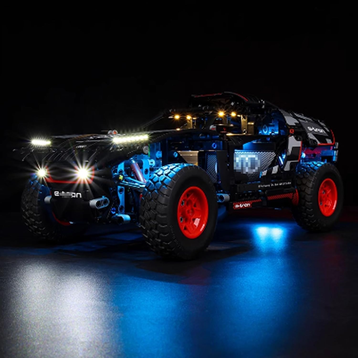 LED Lighting Kit Compatible with Lego 42160 Racing Car Series LED Light Set (Model Kit Not Included - Lighting Components Only) (Remote Control Version)