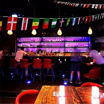 Fifa World Cup Flags Bunting 2026 with 24 World Country Flag,26ft/8m International Flags Bunting Banner for Fifa World Cup Football 2026 Bar Club Garden School Euro Football Tournament Decorations