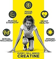 Vista 3 de ProMera Sports CON-CRET - Suplemento de entrenamiento patentado de creatina HCl en polvo, sin estimulantes de fruta para energía, fuerza