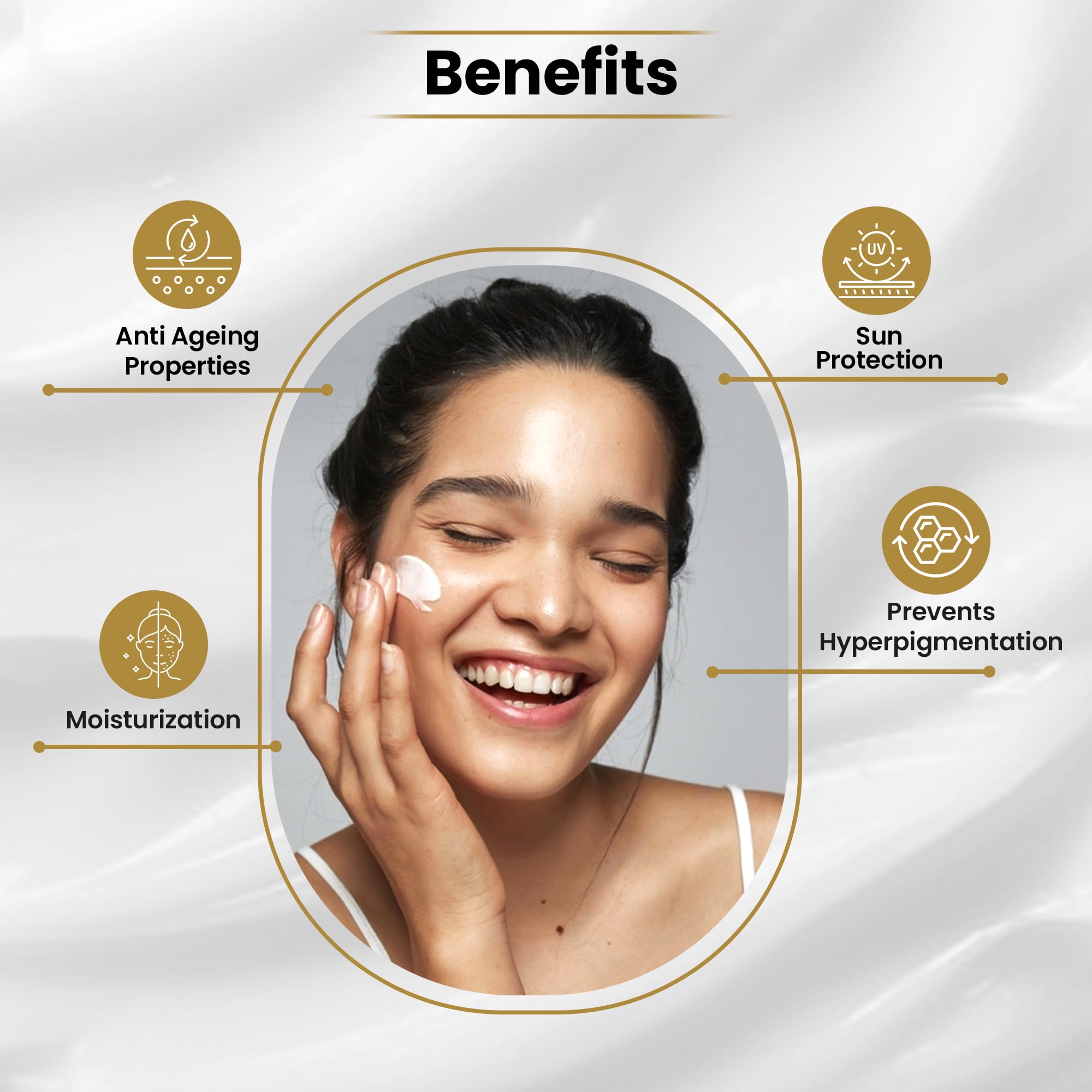 Vilana Natural Beauty Sun Wishes Face Sun Cream Suitable for All Skin Types daily face cream with SPF25 - Image 2