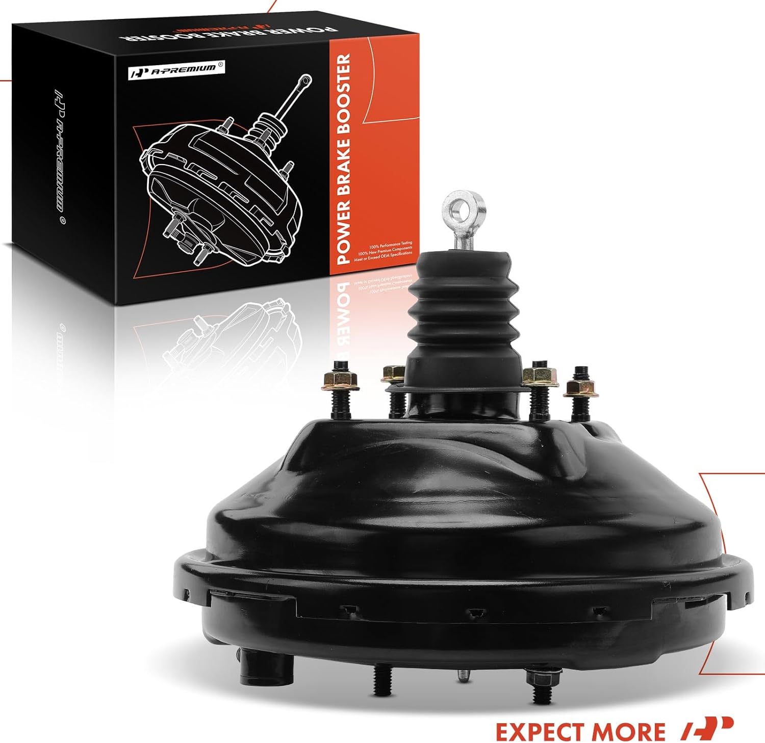 A-Premium Vacuum Power Brake Booster Compatible with Ford Bronco 1978, F-100/F-150/F-250 1977-1979, Without Master Cylinder