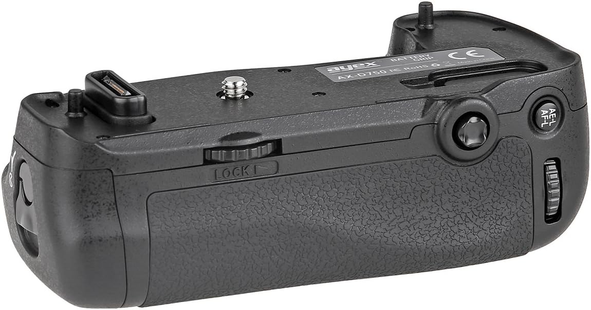 – AX-D750 Battery Grip for Nikon D750 (similar to MB-D16) 100% Compatibility - Battery Grip Ideal for Photographing in Portrait Format