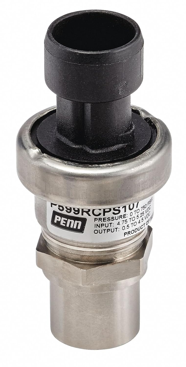 Series P599 Electronic Pressure Transducer Kit, 0 to 10 VDC, 0 psi Minimum Pressure, 500 psi Maximum Pressure, 1/4" - SAE 45° Internal Flare with Depressor