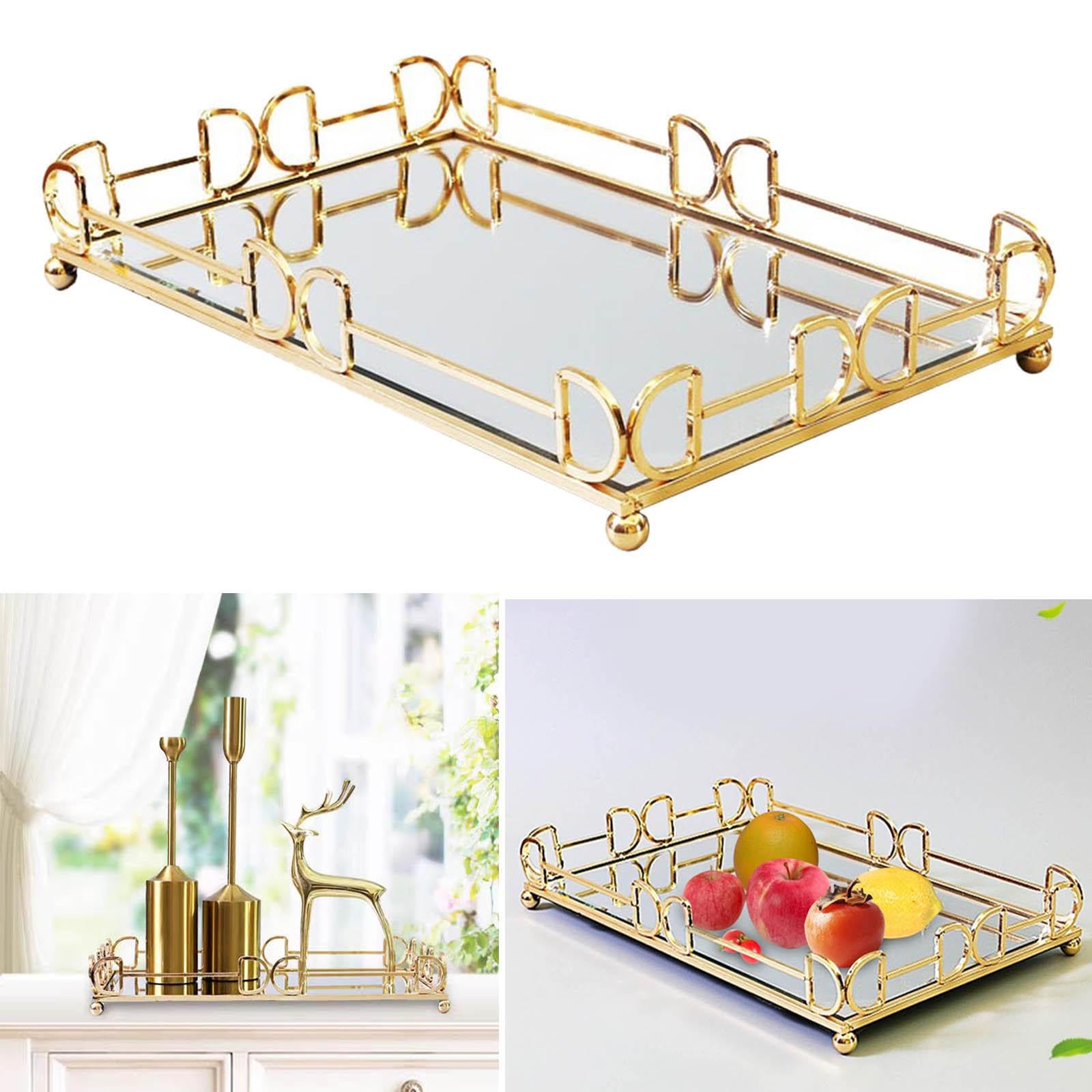 Miroir de Maquillage Multifonctionnel Vintage, Organisateur de