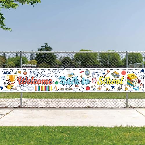 Miniatura 5 de Camino de mesa de regreso a la escuela, 14 x 72 pulgadas, camino de mesa de regreso a la escuela, camino de mesa de bienvenida a la escuela,