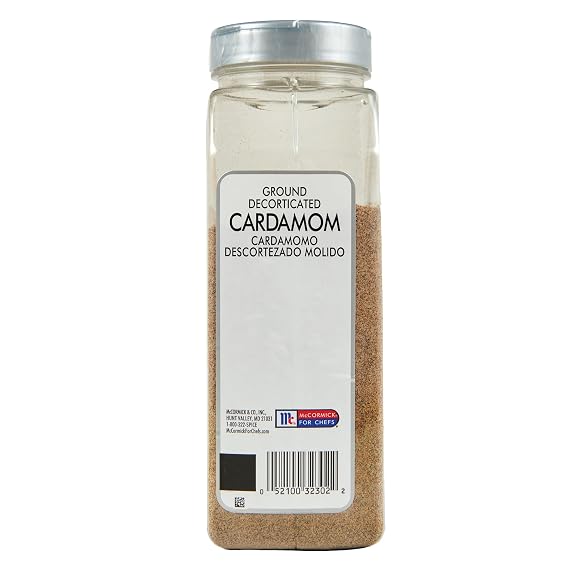 McCormick Culinary Ground Cardamom Powder, 16 oz - One 16 Ounce Container of Ground Cardamom Spice, Perfect in Curries, Stews, Pastries and Cakes