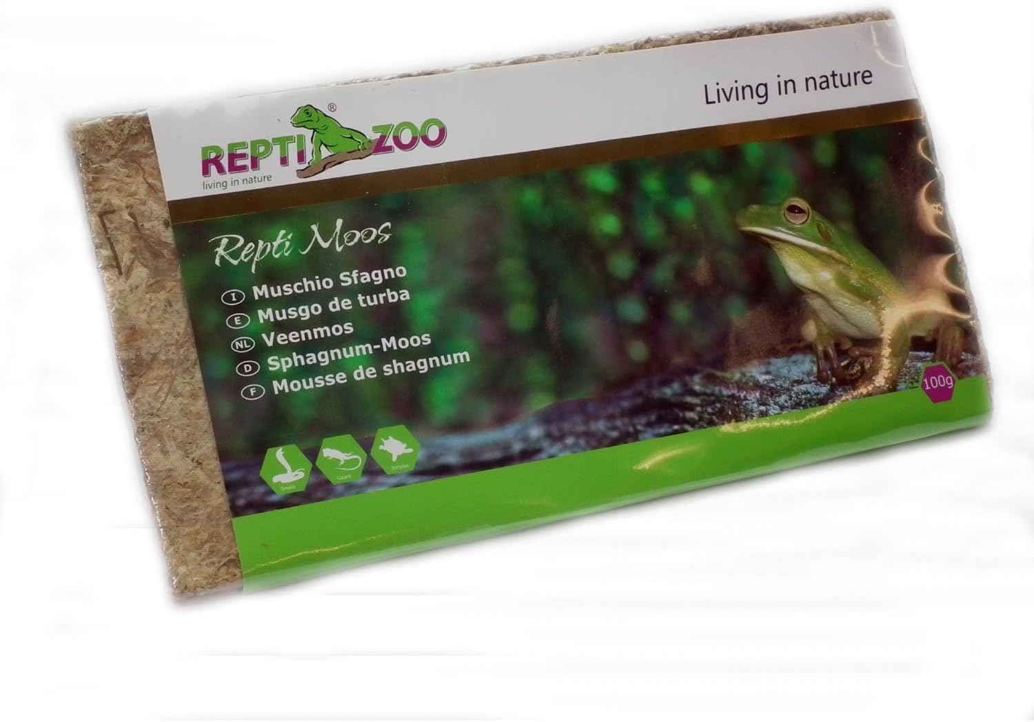 Reptile Vivarium Natural Forest Moss Concentrated Pack - Expands to 4.5 litres