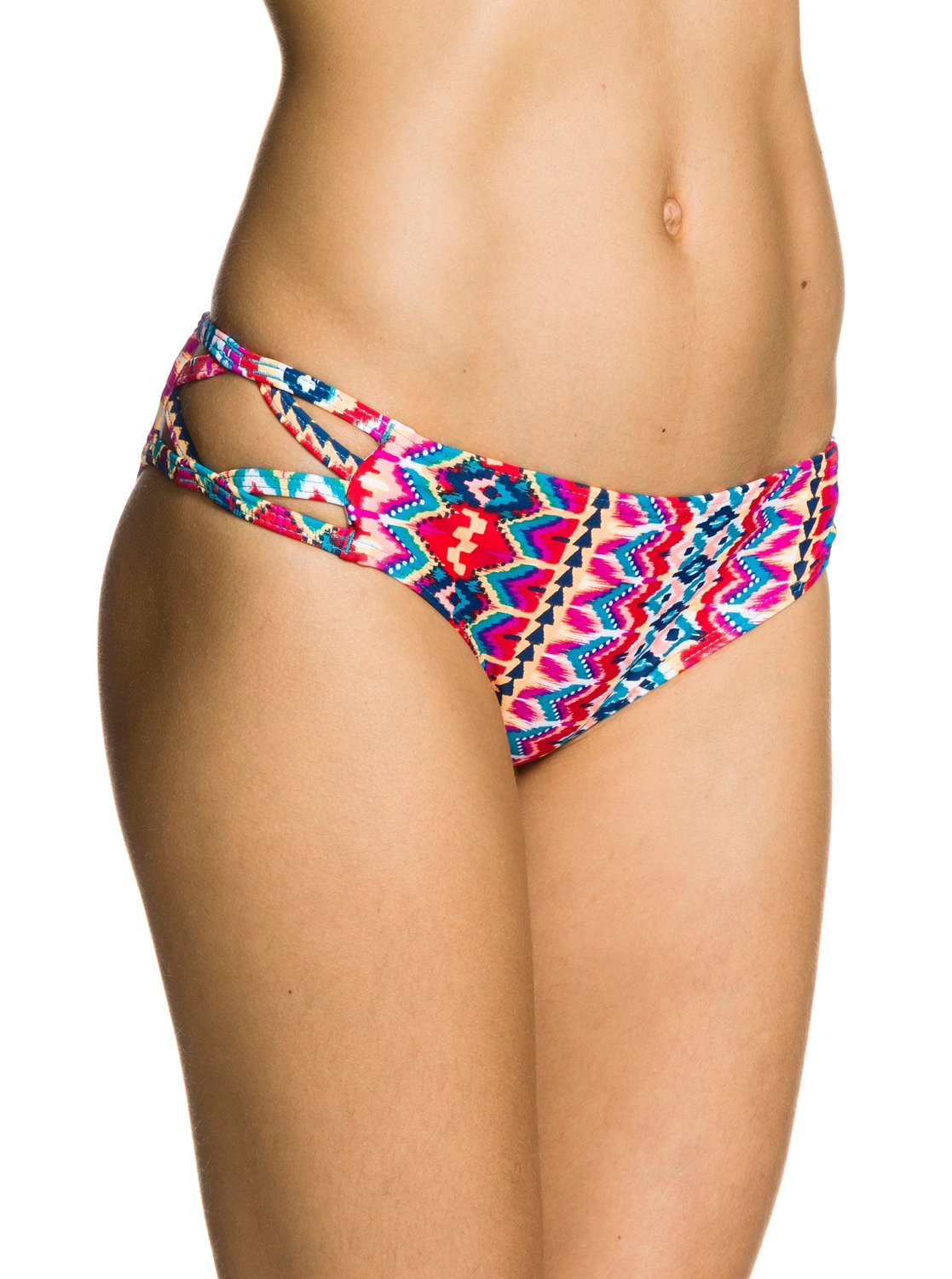 Roxy - - Brève Boy Bottom Hipster Pant Bikini femmes, Medium, Moroccan Dream Sw Aurora Red P
