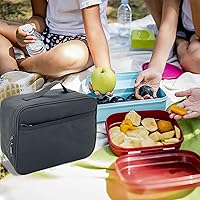 Vista 6 de Fiambrera Kulle para niños, bolsas de almuerzo con aislamiento para niños, fiambrera lavable para hombres y fiambreras reutilizables