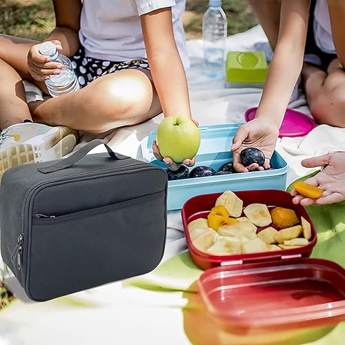 Miniatura 7 de Kulle Lonchera para niños, loncheras aisladas para niños, lonchera lavable para hombres y loncheras reutilizables para la escuela, el trabajo,