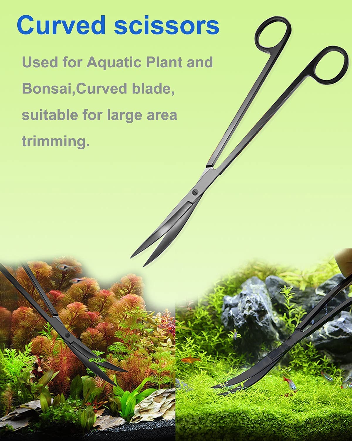 Akozon Pince à épiler Pour Aquascaping Aquarium En Acier Inoxydable Plantes Aquatiques Aquarium