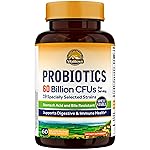 Vitalitown Probiotics + Prebiotics | 60 Billion CFUs 19 Strains | 60 Delayed Release Veg Caps | Shelf Stable, Prebiotics and Probiotics | Digestive Health, Immune Health | Vegan, Non-GMO, No Dairy