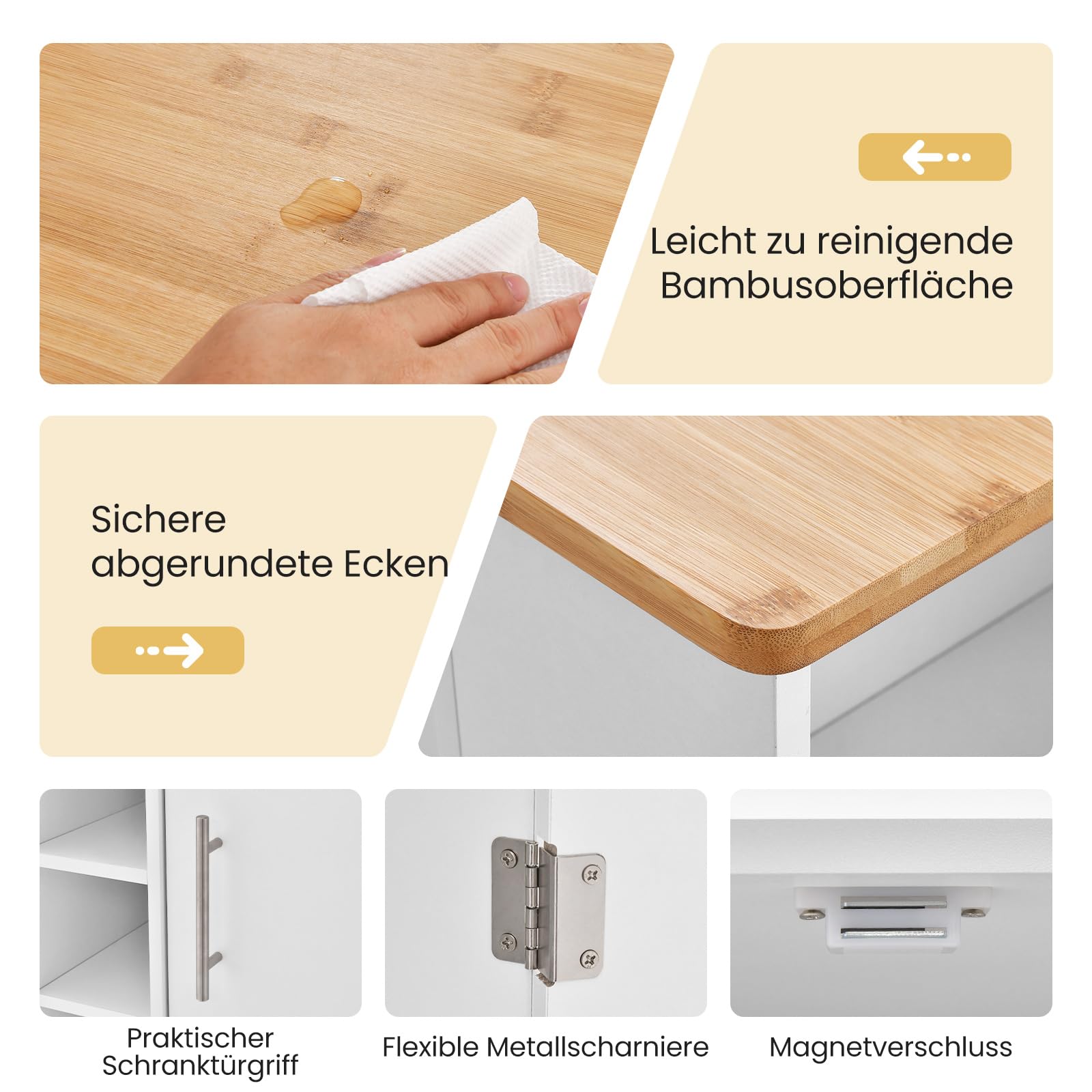 GOPLUS Wózek kuchenny na kółkach, mobilna wyspa kuchenna z blatem roboczym, regał na wino na 6 butelek, 2 blokowane uniwersalne kółka, wózek do serwowania z regałem na przyprawy i uchwytem na