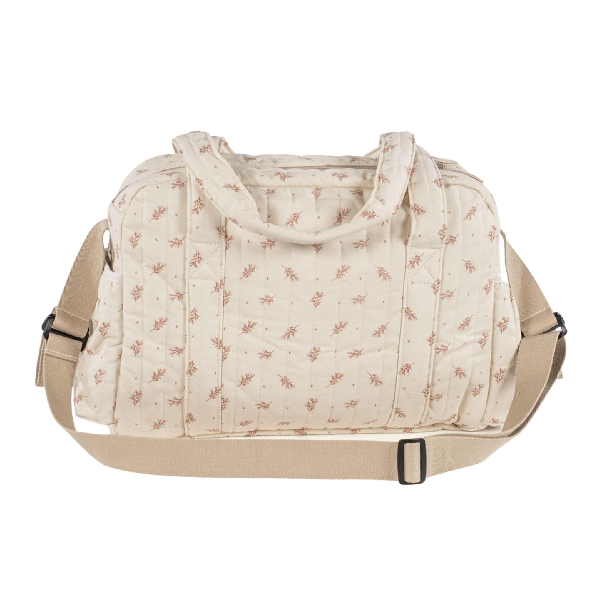 Walking Mum - Borsa fasciatoio, colore: rosa, Beige/Rosa e Beige/Verde, L