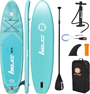 Zray – Tabla de surf hinchable para principiantes – Juego completo de tabla de surf