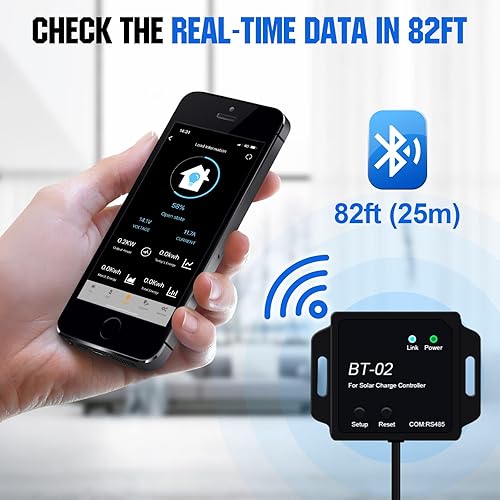 Miniatura 6 de ECO-WORTHY Kit de barco RV de panel solar de 600 W y 12 V 4 paneles solares de 150 W  controlador de cargador MPPT de 12 V24 V 40 A  cable solar de